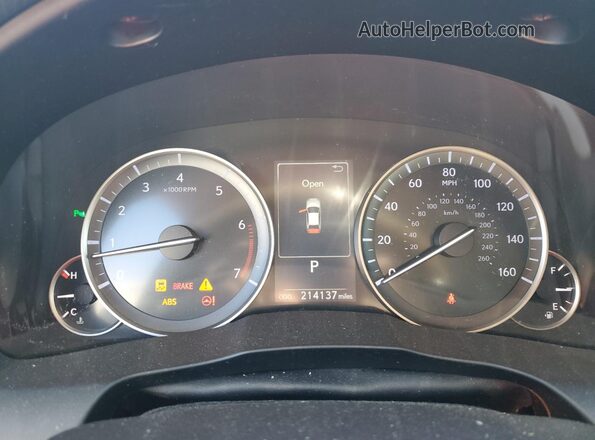 JTHBK1GG3G2227854 2016 LEXUS ES Beige Vista del cuadro de instrumentos