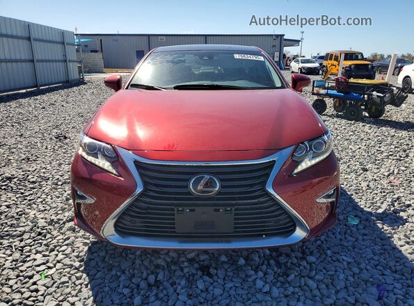 JTHBK1GG4G2213154 2016 LEXUS ES Red Вид спереду