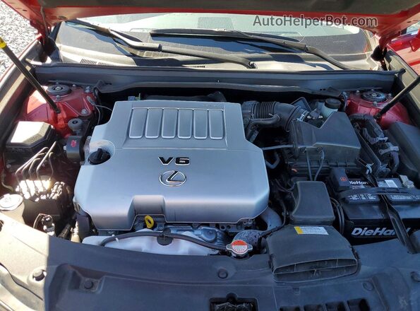 JTHBK1GG4G2213154 2016 LEXUS ES Red Вид задньої частини салону