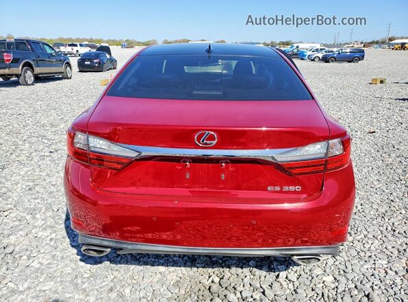 JTHBK1GG4G2213154 2016 LEXUS ES Red Вид ззаду