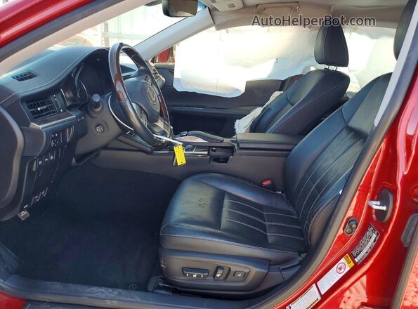 JTHBK1GG4G2213154 2016 LEXUS ES Red Вид салону спереду