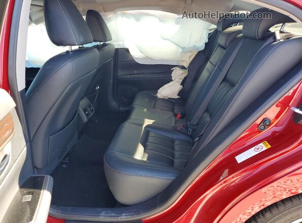 JTHBK1GG4G2213154 2016 LEXUS ES Red Вид задніх сидінь