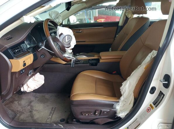 JTHBK1GG4G2231217 2016 LEXUS ES Белый Вид салона спереди