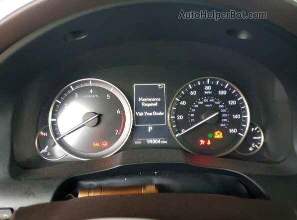 JTHBK1GG4G2231217 2016 LEXUS ES Белый Вид щитка приборов