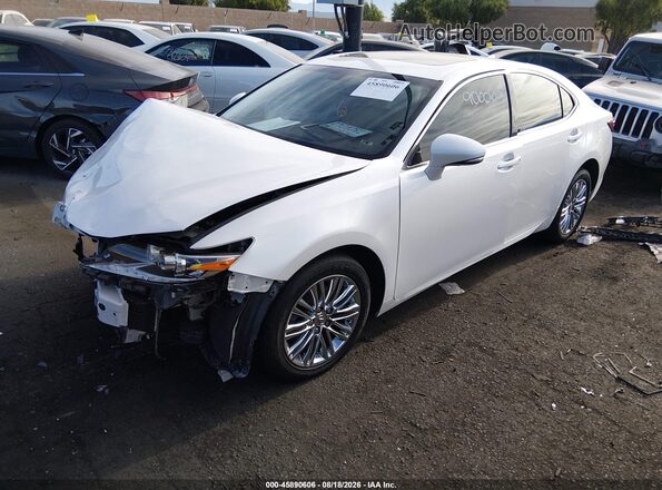 JTHBK1GG6G2240646 2016 LEXUS ES 350 White Vista tres cuartos delantera izquierda