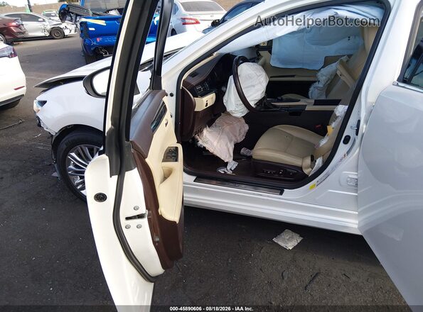 JTHBK1GG6G2240646 2016 LEXUS ES 350 White Vista interior delantera