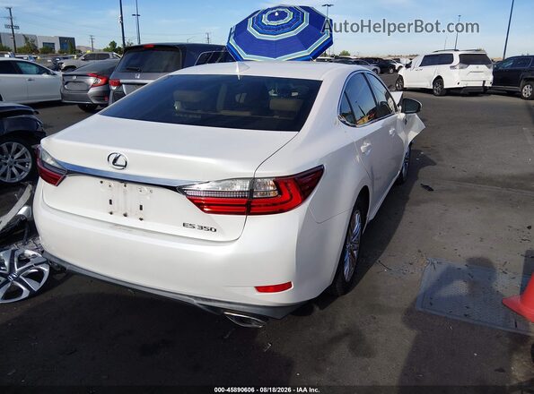 JTHBK1GG6G2240646 2016 LEXUS ES 350 White Trasero derecho