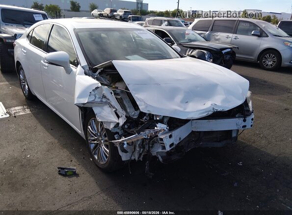 JTHBK1GG6G2240646 2016 LEXUS ES 350 White Vista interior de 360 grados