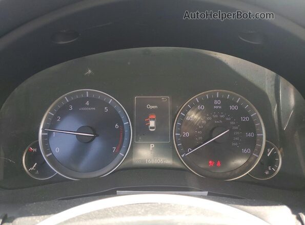 JTHBK1GG7G2227534 2016 LEXUS ES Silver Вид щитка приладів