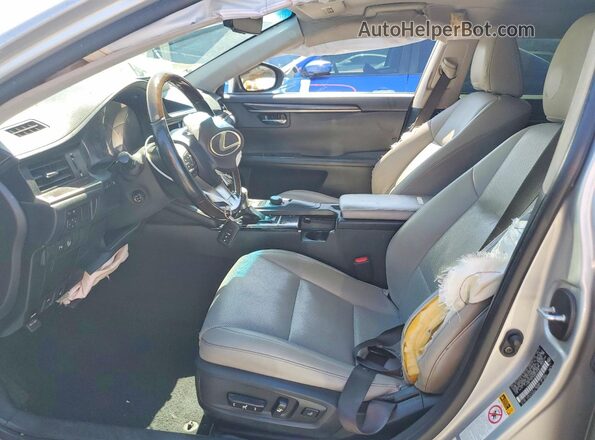 JTHBK1GG7G2227534 2016 LEXUS ES Silver Вид салону спереду