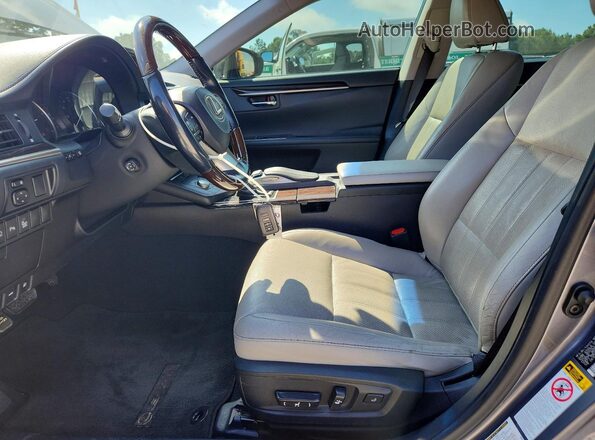 JTHBK1GG8G2212847 2016 LEXUS ES Gray Սալոնի դիմացի տեսք