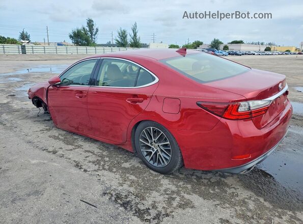 JTHBK1GG8G2232967 2016 LEXUS ES Красный Задняя левая четверть