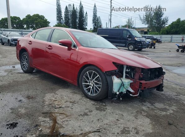 JTHBK1GG8G2232967 2016 LEXUS ES Красный Передняя правая четверть