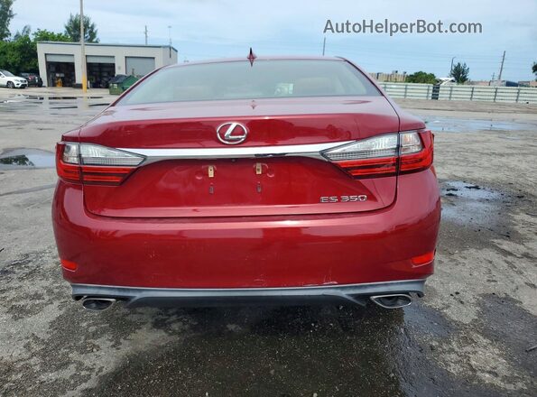 JTHBK1GG8G2232967 2016 LEXUS ES Красный Вид сзади