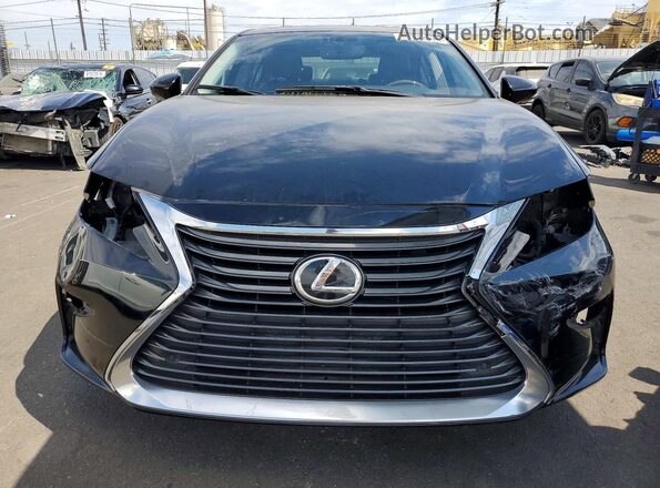 JTHBK1GGXG2214261 2016 LEXUS ES Black Widok z przodu