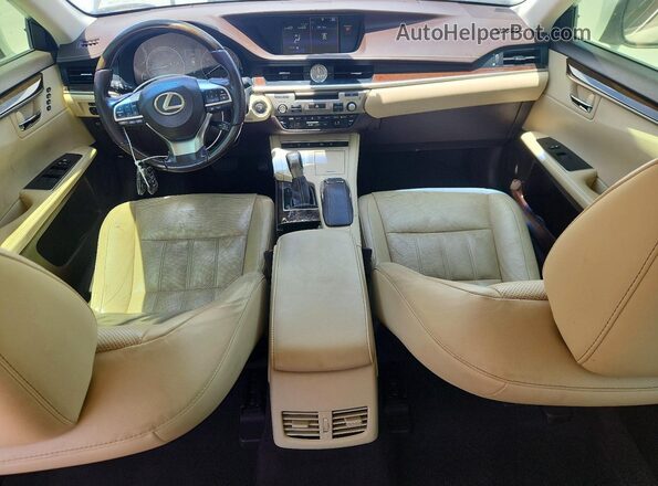 JTHBK1GGXG2222988 2016 LEXUS ES White Vista del salpicadero