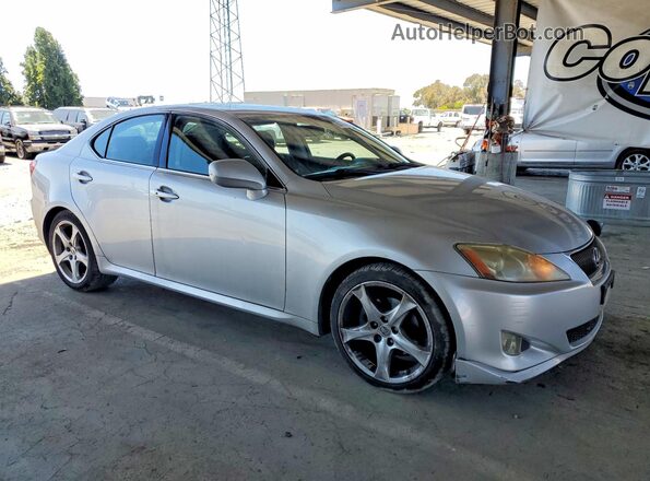 JTHBK262272051178 2007 LEXUS IS Серебряный Передняя правая четверть