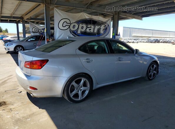 JTHBK262272051178 2007 LEXUS IS Серебряный Задняя правая четверть