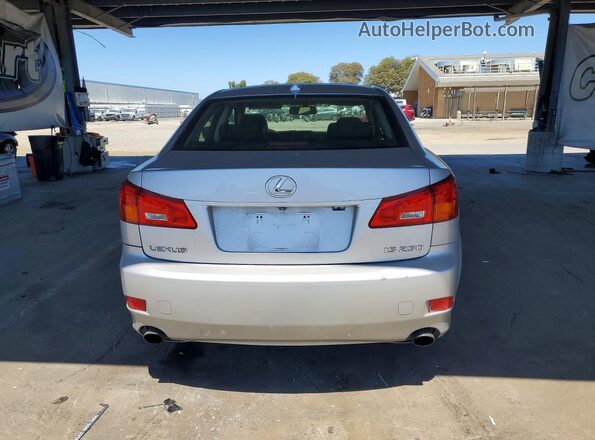 JTHBK262272051178 2007 LEXUS IS Серебряный Вид сзади
