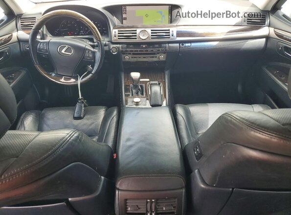 JTHBL5EF7G5141623 2016 LEXUS LS White უკანა სავარძლების ხედი
