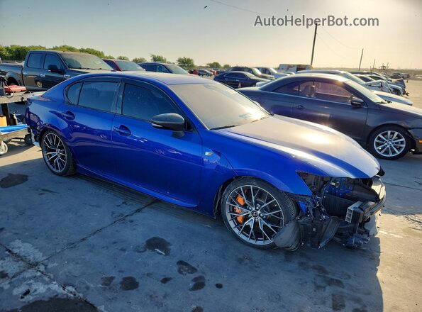 JTHBP1BL0GA001055 2016 LEXUS GS Blue Передня права чверть