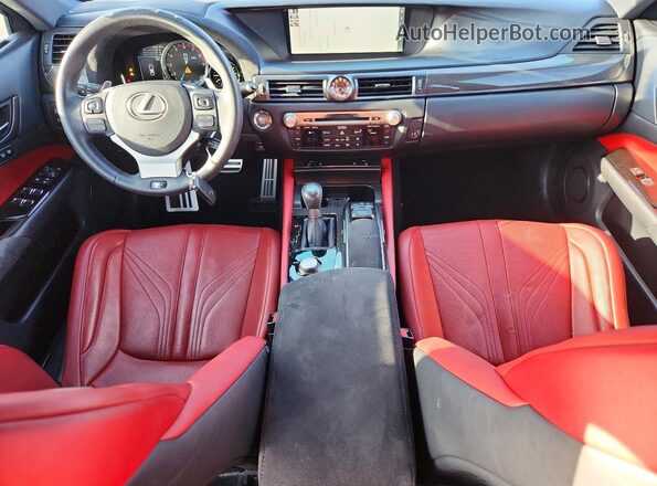 JTHBP1BL0GA001055 2016 LEXUS GS Blue Вид панелі приладів