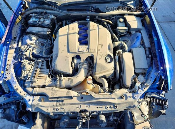 JTHBP1BL0GA001055 2016 LEXUS GS Blue Вид задньої частини салону