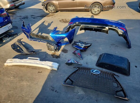 JTHBP1BL0GA001055 2016 LEXUS GS Blue Вид підкапотного простору