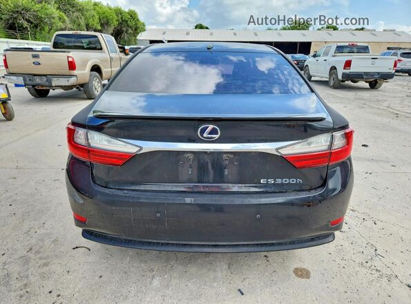 JTHBW1GG0J2173246 2018 LEXUS ES Black Вид ззаду