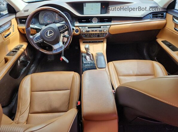 JTHBW1GG0J2173246 2018 LEXUS ES Black Вид панелі приладів