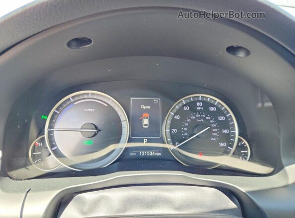 JTHBW1GG4G2106500 2016 LEXUS ES Серебряный Вид щитка приборов