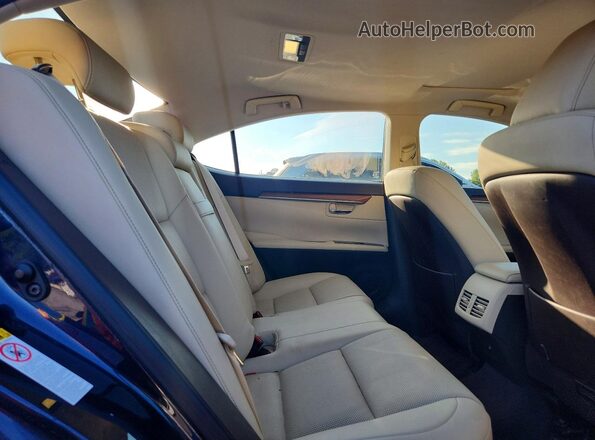 JTHBW1GG7G2102313 2016 LEXUS ES Blue Вид задніх сидінь