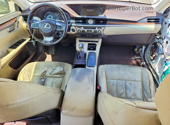 JTHBW1GGXG2101169 2016 LEXUS ES White წინა პანელის ხედი