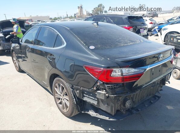 JTHBW1GGXG2102550 2016 LEXUS ES 300H Black Rear left