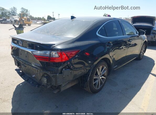 JTHBW1GGXG2102550 2016 LEXUS ES 300H Black Rear right