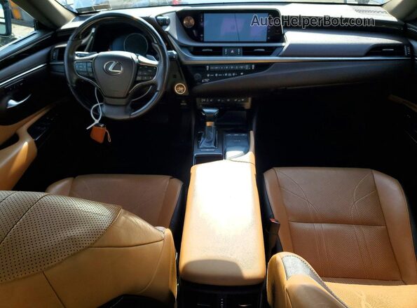 JTHBZ1B13K2002583 2019 LEXUS ES Silver Dashboard view