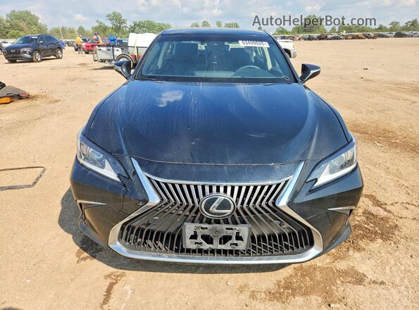 JTHBZ1B13K2005256 2019 LEXUS ES Black Front view