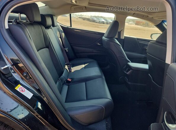 JTHBZ1B13K2005256 2019 LEXUS ES Black Rear seats view
