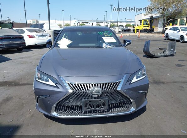 JTHBZ1B18K2001106 2019 LEXUS ES 350 Gray Вид задньої частини салону