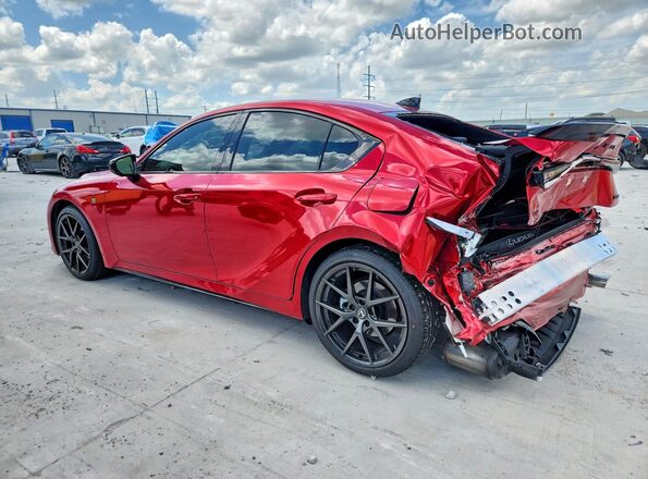 JTHBZ1B23T5101168 2026 LEXUS IS Red Trasero izquierdo