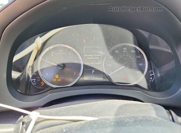 JTHBZ1B27S5085927 2025 LEXUS IS Gray Instrument cluster view