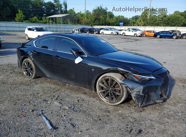JTHBZ1B28R5077099 2024 LEXUS IS Black Przód prawy