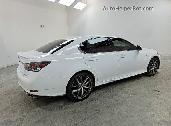 JTHBZ1BL1HA010648 2017 LEXUS GS White Задня права чверть