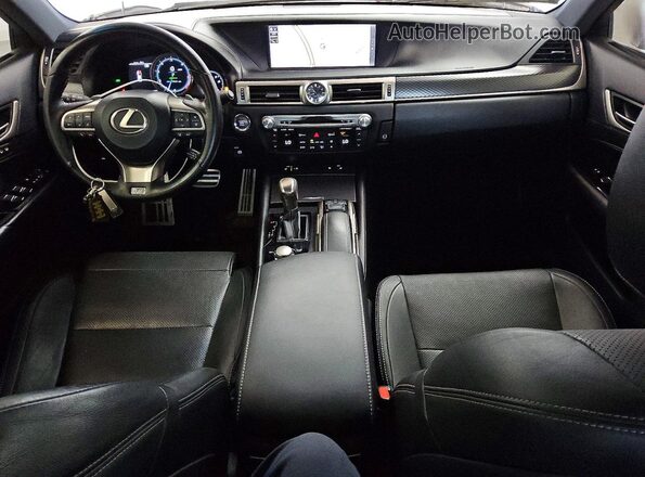 JTHBZ1BL1HA010648 2017 LEXUS GS White Вид панелі приладів