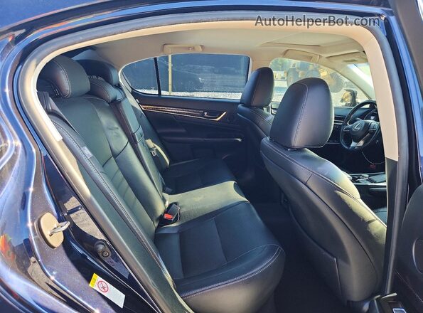JTHBZ1BL1HA012111 2017 LEXUS GS Blue Rear seats view