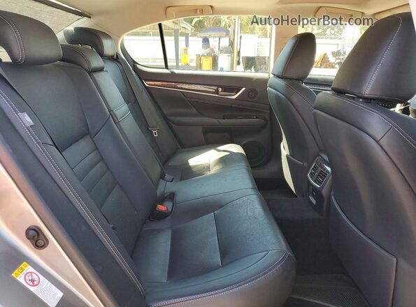 JTHBZ1BL2HA009038 2017 LEXUS GS Gray Vista de los asientos traseros