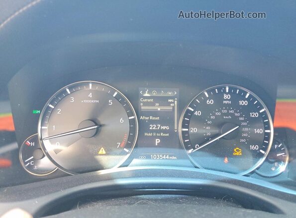JTHBZ1BL2HA009038 2017 LEXUS GS Gray Vista del cuadro de instrumentos
