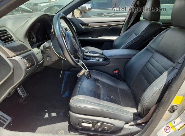 JTHBZ1BL2HA009959 2017 LEXUS GS Silver წინა სალონის ხედი