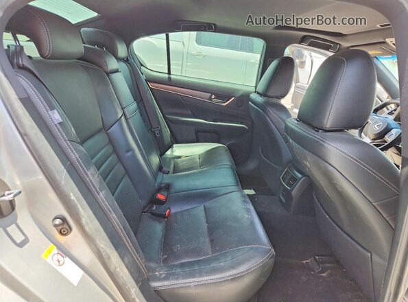 JTHBZ1BL2HA009959 2017 LEXUS GS Silver უკანა სავარძლების ხედი