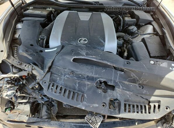 JTHBZ1BL2HA009959 2017 LEXUS GS Silver უკანა სალონის ხედი